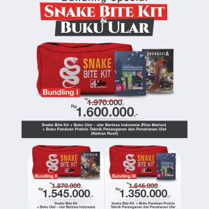 Bundling Spesial Snake Bite Kit & Buku Ular